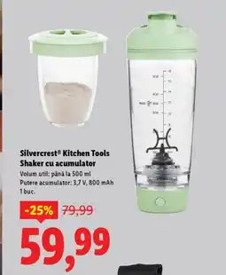 Lidl SilvercrestⓇ Kitchen Tools Shaker cu acumulator Ofertă