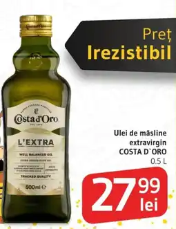 Supeco Ulei de măsline extravirgin COSTA D'ORO Ofertă