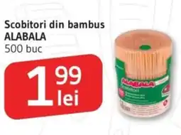 Supeco Scobitori din bambus ALABALA Ofertă