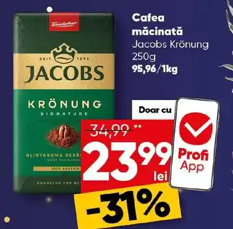 Cafea măcinată Jacobs Krönung