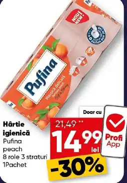 PROFI Hârtie igienică Pufina peach Ofertă