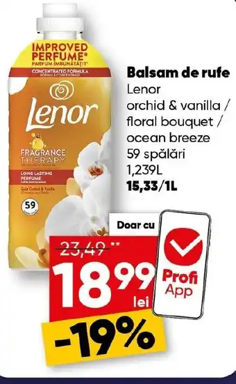 PROFI Balsam de rufe Lenor Ofertă