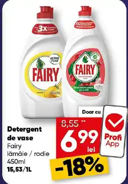 PROFI Detergent de vase Fairy lămâie / rodie Ofertă