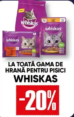 PROFI La toată gama de hrană pentru pisici whiskas Ofertă