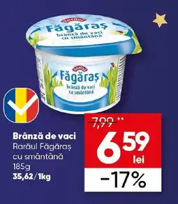 PROFI Brânză de vaci Rarǎul Făgăraș cu smântână Ofertă