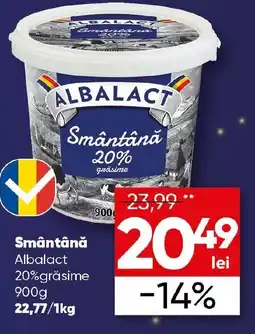 PROFI Smântână Albalact 20%grăsime Ofertă