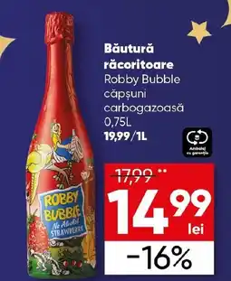 PROFI Băutură răcoritoare Robby Bubble căpşuni carbogazoasă Ofertă