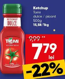 PROFI Ketchup Tomi dulce / picant Ofertă