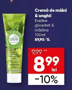PROFI Cremă de mâini & unghii Eveline glicerinǎ & Ofertă