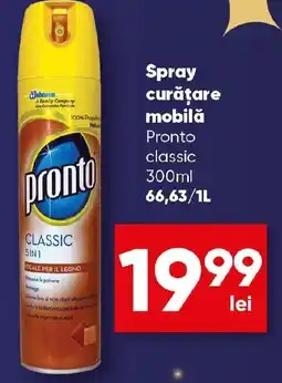 PROFI Spray curățare mobilă Pronto classic Ofertă