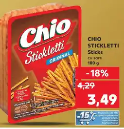 Kaufland CHIO STICKLETTI Sticks cu sare Ofertă