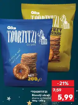 Kaufland TOORTITZI Biscuiţi săraţi Ofertă