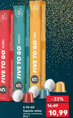 Kaufland 5 TO GO Capsule cafea Ofertă