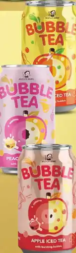 Kaufland BUBBLE TEA Băutură de ceai cu perle suc de mere / piersici / mango Ofertă