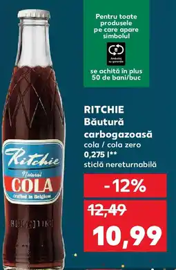 Kaufland RITCHIE Băutură carbogazoasă cola / cola zero Ofertă