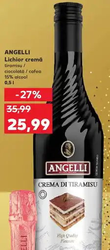 Kaufland ANGELLI Lichior cremă tiramisu / ciocolată / cafea Ofertă