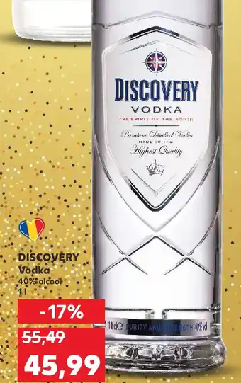 Kaufland DISCOVERY Vodka Ofertă