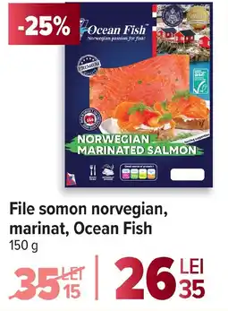 Carrefour File somon norvegian, marinat, Ocean Fish Ofertă