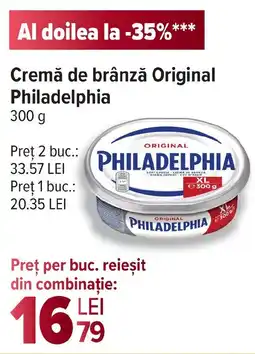Carrefour Cremă de brânză Original Philadelphia Ofertă