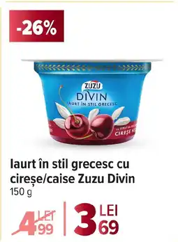 Carrefour laurt în stil grecesc cu cireşe/caise Zuzu Divin Ofertă