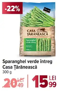 Carrefour Sparanghel verde întreg Casa Țărănească Ofertă