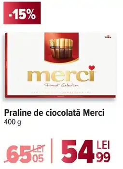 Carrefour Praline de ciocolată Merci Ofertă