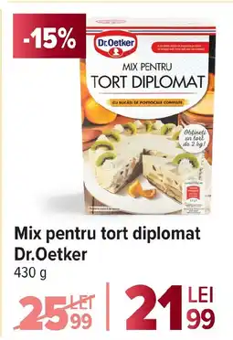 Carrefour Mix pentru tort diplomat Dr.Oetker Ofertă