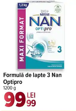 Carrefour Formulă de lapte 3 Nan Optipro Ofertă