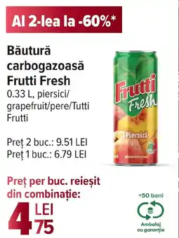 Carrefour Băutură carbogazoasă Frutti Fresh Ofertă