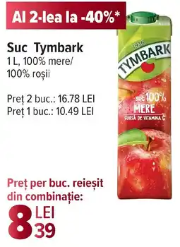 Carrefour Suc Tymbark Ofertă