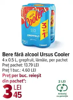 Carrefour Bere fără alcool Ursus Cooler Ofertă