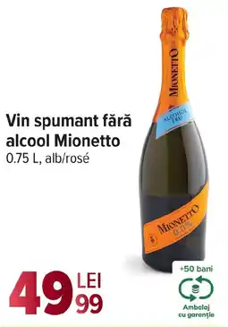 Carrefour Vin spumant fără alcool Mionetto Ofertă