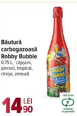 Carrefour Băutură carbogazoasă Robby Bubble Ofertă