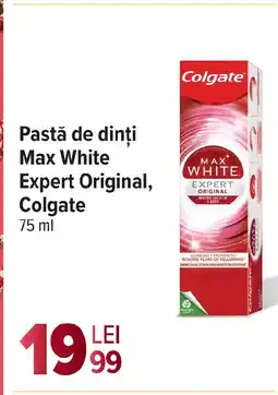 Carrefour Pastă de dinți Max White Expert Original, Colgate Ofertă