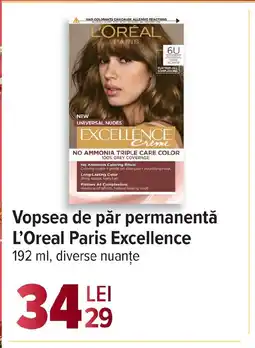 Carrefour Vopsea de păr permanentă L'Oreal Paris Excellence Ofertă