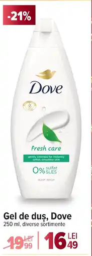 Carrefour Gel de duş, Dove Ofertă