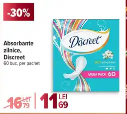 Carrefour Absorbante zilnice, Discreet Ofertă