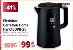 Carrefour Fierbător Carrefour Home HWK15DPB-25 Ofertă
