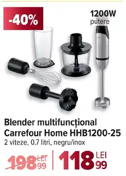 Carrefour Blender multifuncțional Carrefour Home HHB1200-25 Ofertă