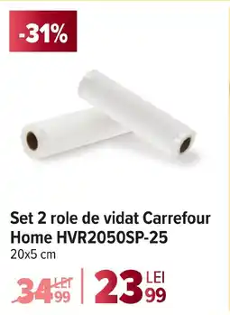 Carrefour Set 2 role de vidat Carrefour Home HVR2050SP-25 Ofertă