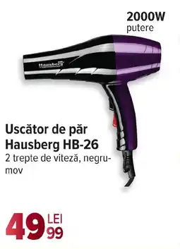 Carrefour Uscător de păr Hausberg HB-26 Ofertă