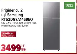 Carrefour Frigider cu 2 uşi Samsung RT53DG7A14S9E0 Ofertă