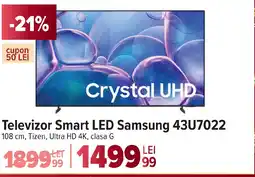 Carrefour Televizor Smart LED Samsung 43U7022 Ofertă