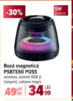Carrefour Boxǎ magnetică PSBTS50 POSS Ofertă