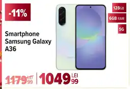 Carrefour Smartphone Samsung Galaxy A36 Ofertă