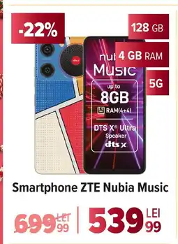 Carrefour Smartphone ZTE Nubia Music Ofertă