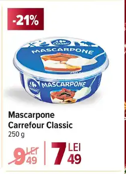 Carrefour Market Mascarpone Carrefour Classic Ofertă