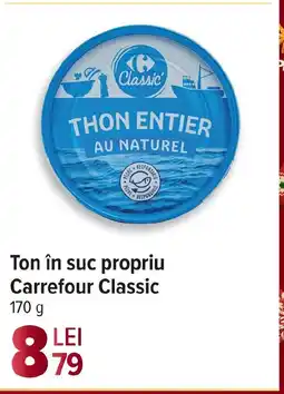 Carrefour Market Ton în suc propriu Carrefour Classic Ofertă