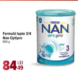 Carrefour Market Formulǎ lapte 3/4 Nan Optipro Ofertă