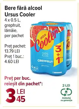 Carrefour Market Bere fără alcool Ursus Cooler Ofertă